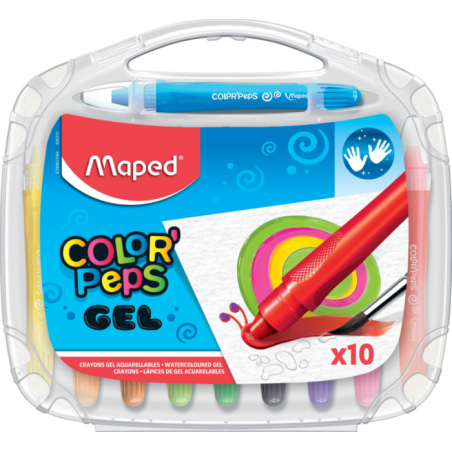 Crayon de couleur colorpep's gel (bte de 10) Maped