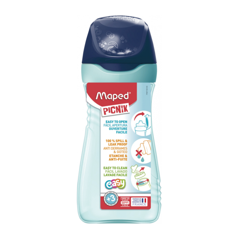 Gourde en plastique Origins 430ml PICNIK MAPED