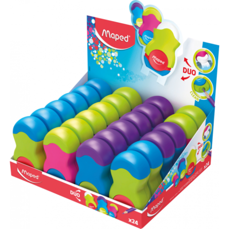 Taille crayon 1 trou avec gomme LOOPY Maped