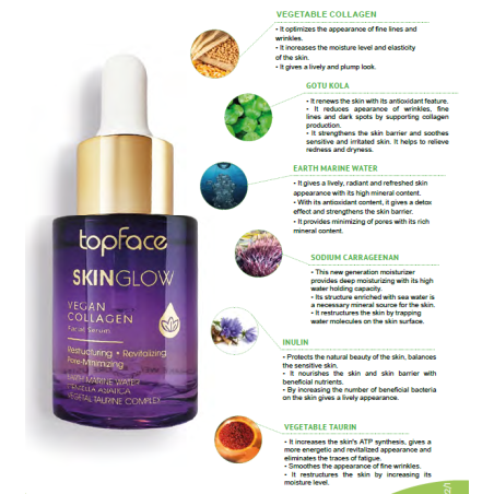 Sérum visage collagen vegan Topface PT805.001