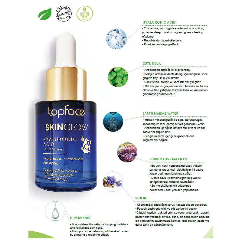 Sérum visage vitamine C vegan Topface PT805.003