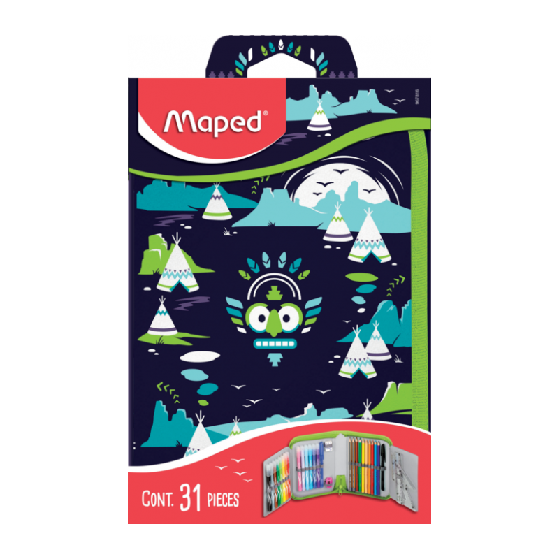 Trousse scolaire garnie 1étage Maped