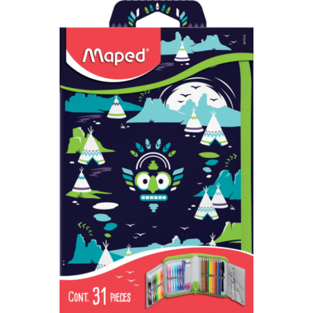 Trousse scolaire garnie 1étage Maped