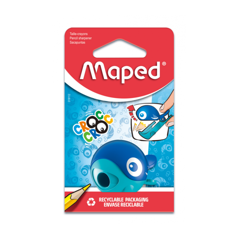 Taille crayon 1 trou CROC CROC EASY ss blister MAPED