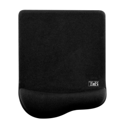 Tapis de souris antimicrobien repose-poignet gel - noir ERGO-DESIGN