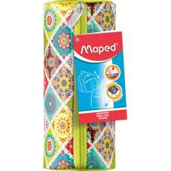 Trousse néoprène rond 21x9,5 cm GIRL MOSAIC Maped