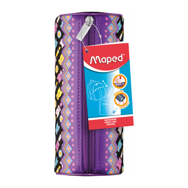 Trousse néoprène rond 21x9,5 cm GIRL EMOTICONS Maped