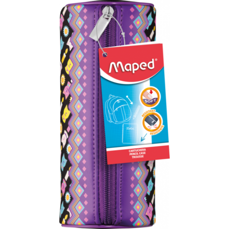 Trousse néoprène rond 21x9,5 cm GIRL EMOTICONS Maped