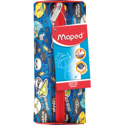 Trousse néoprène rond 21x9,5 cm BOY STREET ART Maped