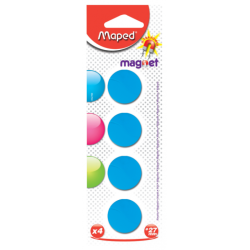 Aimants 27 mm couleur Blister de 4 Maped