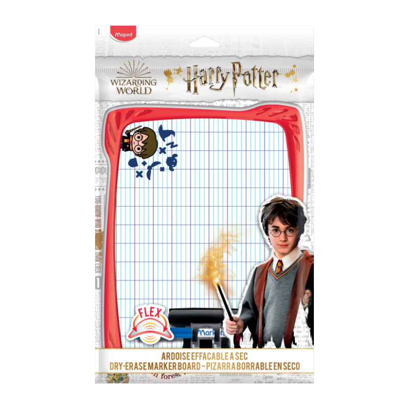 Ardoise blanche avec accessoires HARRY POTTER Maped