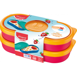 Snack box Kids Concept lot de 2 PICNIK MAPED