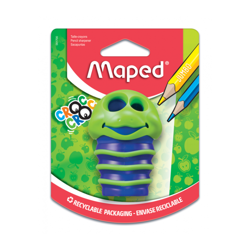 Taille-crayon croc croc BUBLO 2 trous blister Maped