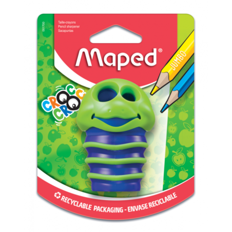 Taille-crayon croc croc BUBLO 2 trous blister Maped