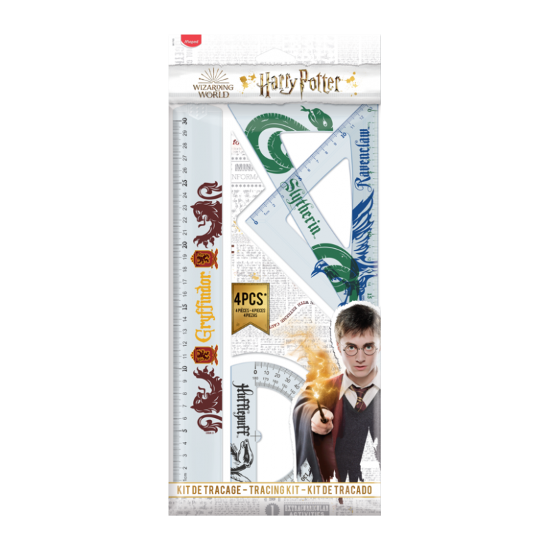 Kit de traçage GM 4 PCS HARRY POTTER Maped