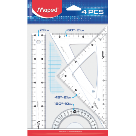 Kit de traçage Start 4 pièces 20cm Eco Maped