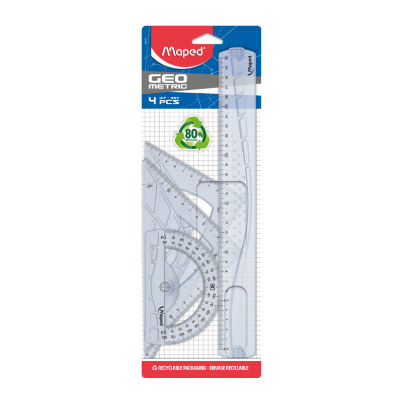 Kit de traçage 4pces Graphic (Blister) MAPED