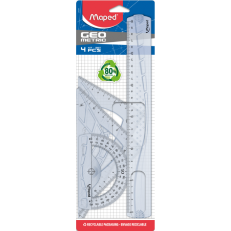 Kit de traçage 4pces Graphic (Blister) MAPED