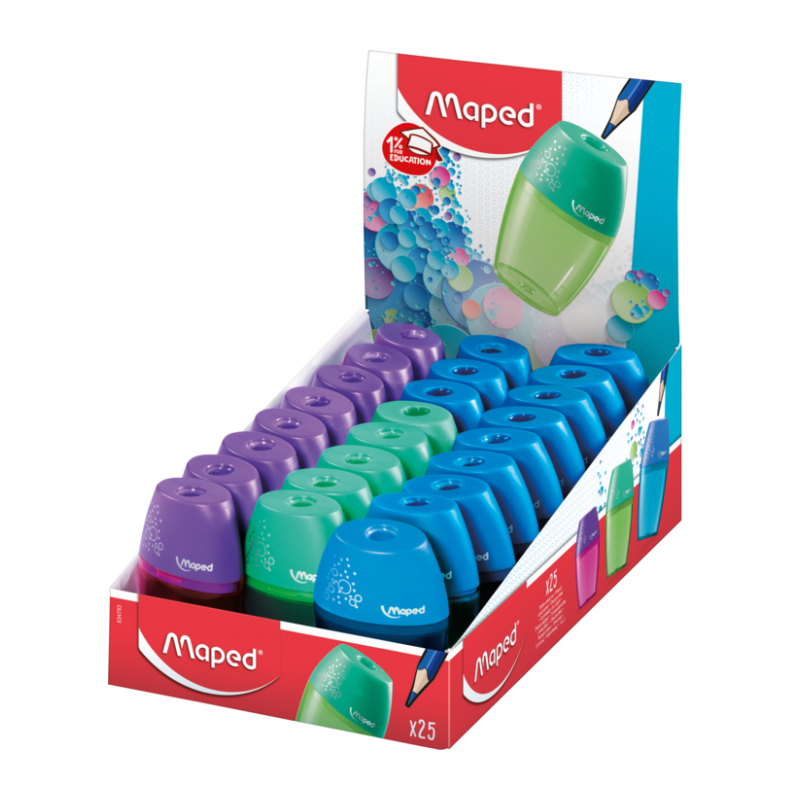 Taille crayon avec réservoir 1 usage Shaker Maped