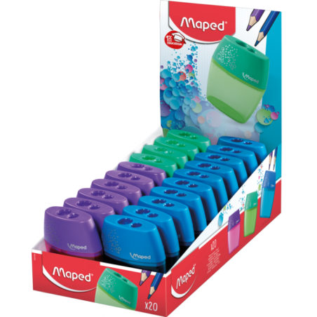 Taille crayon avec réservoir 2 usages Shaker Maped