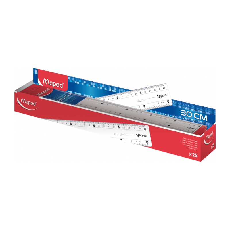 Règle plate classic 30cm 146119 Maped