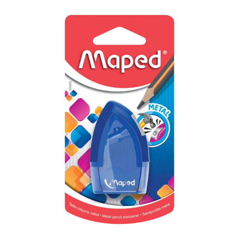 Taille crayon tonic métal 1 usage ss blister Maped