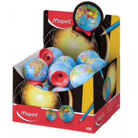 Taille crayon avec réservoir 1 usage Globe Terrestre Maped