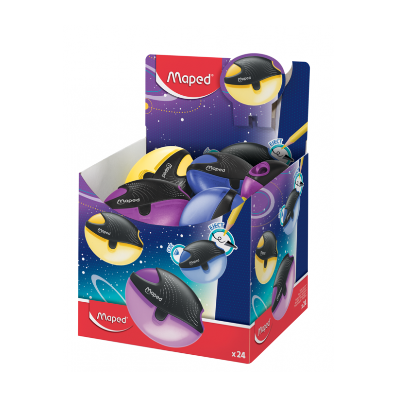 Taille crayon avec réservoir 1usage galactic Maped