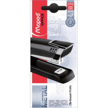Agrafeuse Essentials métal HS 24/6-26/6 en boite Maped