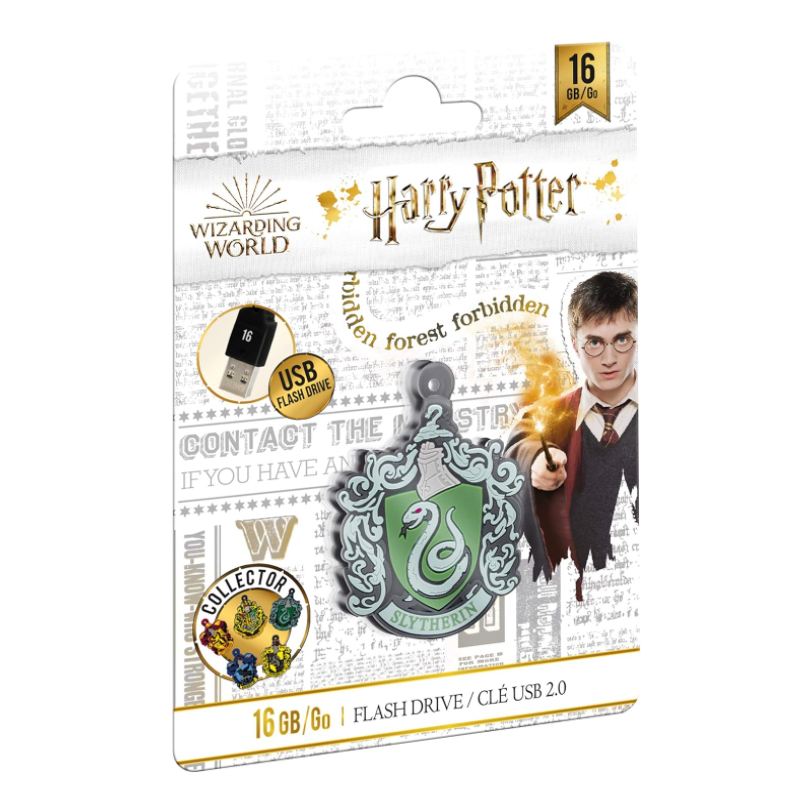 Clé USB 2.0 Collector Slytherin 16GB