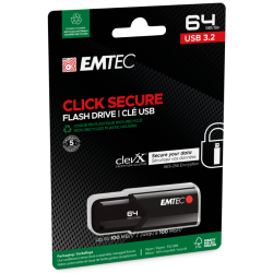 Clé USB3.2 Click Secure B120 64GB