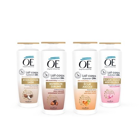 Laits corps Eclat Absolu à l' Extrait de Carotte OE