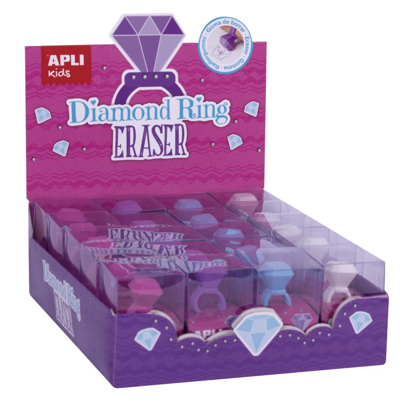 Gomme bague diamant APLI KIDS