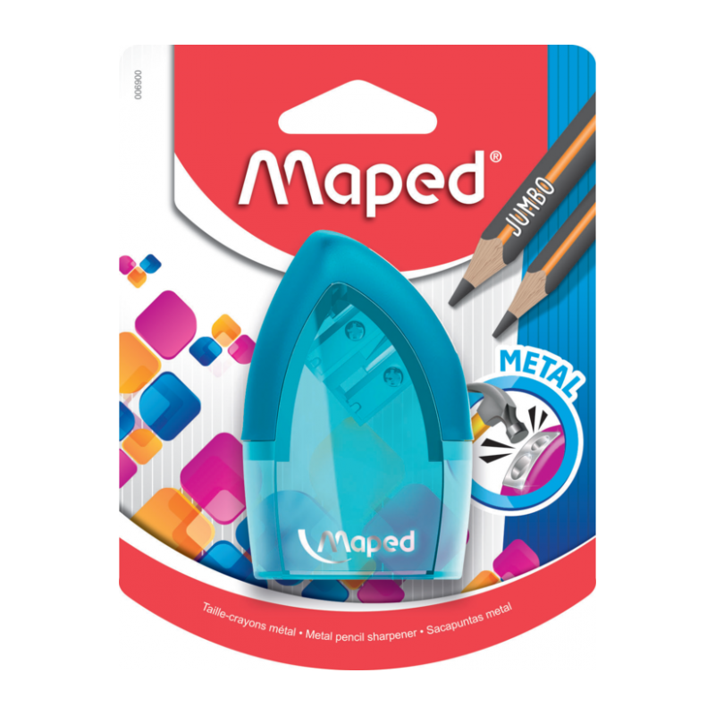 Taille crayon 2 trous tonic métal ss blister Maped