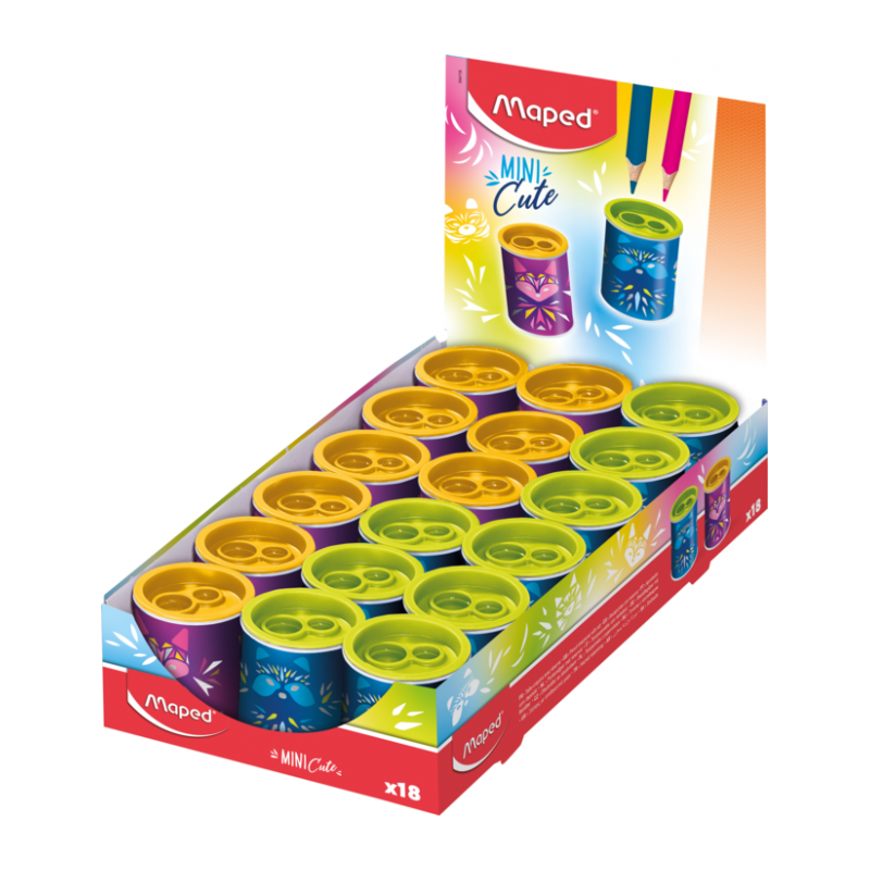 Taille crayon canette 2 trous MINI CUTE KIDS Maped