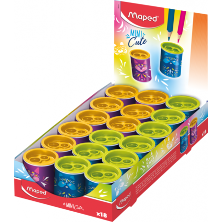 Taille crayon canette 2 trous MINI CUTE KIDS Maped