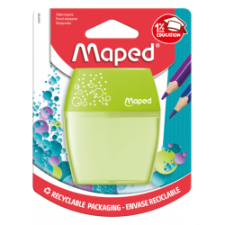 Taille-crayon shaker 2 trous réserve blister Maped