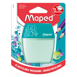 Taille-crayon shaker 2 trous réserve blister Maped