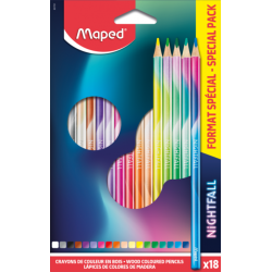 Crayon de couleur 18cm et 18cl NIGHTFALL Maped