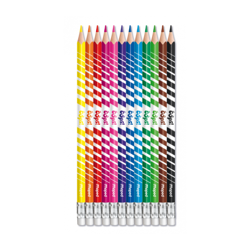 Crayon de couleur 18cm et 10cl+2 color'peps Maped