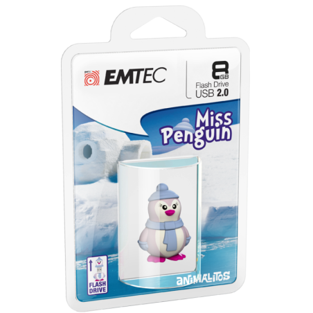 Clé USB Emtec USB2.0 M336 16GB Lady Penguin