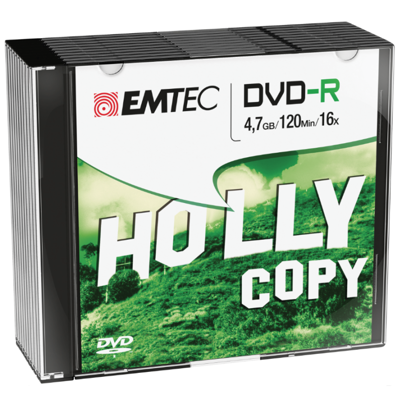 DVD-R 4,7GB 16X Slim (10) EMTEC