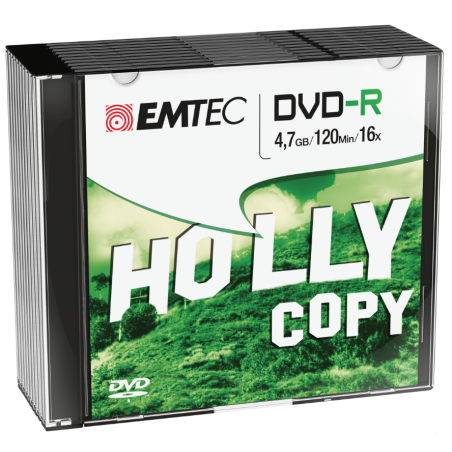 DVD-R 4,7GB 16X Slim (10) EMTEC
