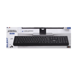 Clavier sans fil ultra silencieux AZERTY noir SILENT