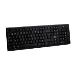 Clavier sans fil ultra silencieux AZERTY noir SILENT