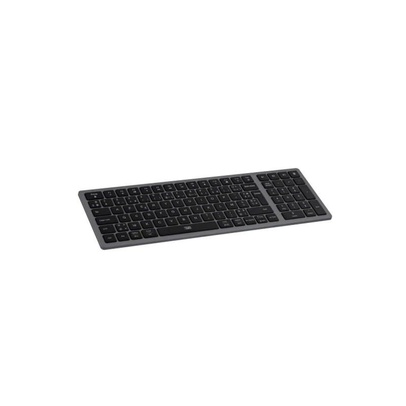 Clavier Bluetooth rechargeable ultra fin gris bleu iClick