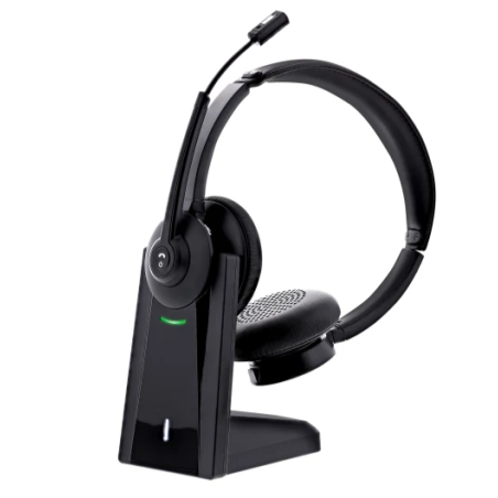 Casque professionnel Bluetooth + 2,4 Ghz avec base de recharge noir ACTIV1000X