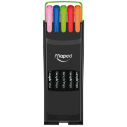 Feutre de bureau graph'peps COMPACT bte de 10 Maped
