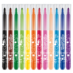 Feutre 12 couleurs pte Moyenne HARRY POTTER Maped