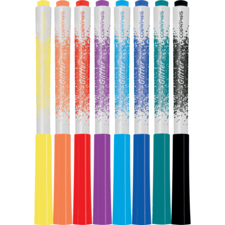 Feutre 8 couleurs glitter Colorpeps mini artist Maped